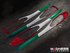 Alfa Romeo Stelvio Door Trim - Carbon Fiber - Interior Door Trim Kit - Italian Theme - Feroce Carbon